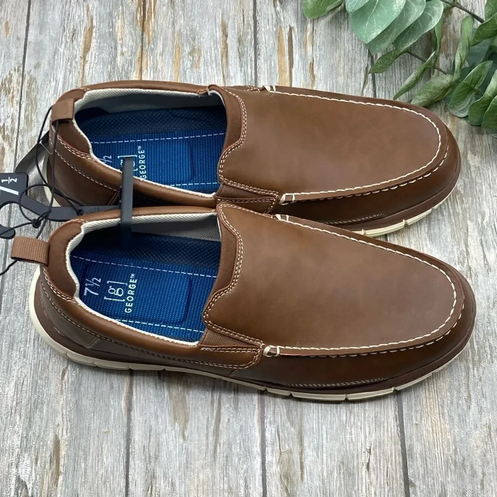 Men's Casual Slip On Comfy Loafer Shoes Size 7.5